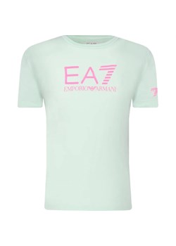 EA7 T-shirt | Regular Fit ze sklepu Gomez Fashion Store w kategorii Bluzki dziewczęce - zdjęcie 172399212