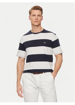 Gant T-Shirt 2003203 Écru Regular Fit ze sklepu MODIVO w kategorii T-shirty męskie - zdjęcie 172400554