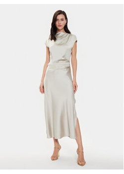 Imperial Sukienka koktajlowa AEAOHBA Beżowy Regular Fit ze sklepu MODIVO w kategorii Sukienki - zdjęcie 172400612