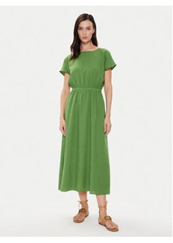 United Colors Of Benetton Sukienka letnia 4ENBDV097 Zielony Regular Fit ze sklepu MODIVO w kategorii Sukienki - zdjęcie 172400654