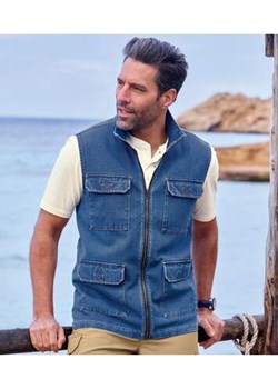 Kamizelka jeansowa ze sklepu Atlas For Men w kategorii Swetry męskie - zdjęcie 172402321