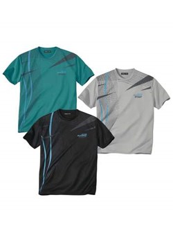 Zestaw 3 koszulek Running ze sklepu Atlas For Men w kategorii T-shirty męskie - zdjęcie 172402330