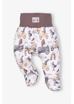 Półśpiochy niemowlęce z bawełny organicznej CUTE CARS ze sklepu 5.10.15 w kategorii Spodnie i półśpiochy - zdjęcie 172402901