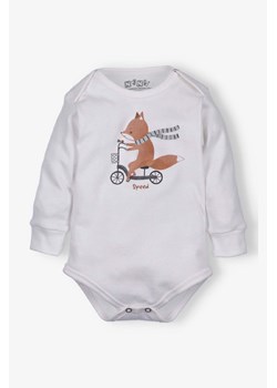 Body niemowlęce z bawełny organicznej CUTE CARS- długi rękaw ze sklepu 5.10.15 w kategorii Body niemowlęce - zdjęcie 172402932