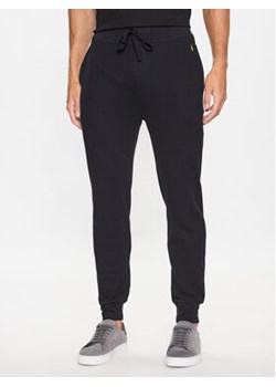 Polo Ralph Lauren Spodnie piżamowe 714899616004 Czarny Regular Fit ze sklepu MODIVO w kategorii Piżamy męskie - zdjęcie 172403273