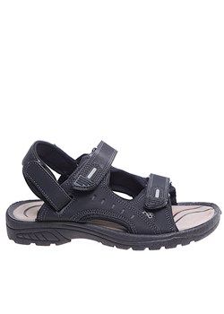 Czarne chłopięce sandały na rzepy /E4-1 16134 S232/ ze sklepu Pantofelek24.pl w kategorii Sandały dziecięce - zdjęcie 172403663