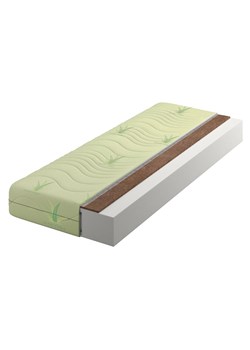 Materac piankowo-kokosowy z pokrowcem aloe vera 120x200 H6-D32 ze sklepu Edinos.pl w kategorii Łóżka i materace - zdjęcie 172404293