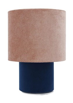 Granatowo-różowa lampa stołowa welurowa - A339-Agma ze sklepu Edinos.pl w kategorii Lampy dziecięce - zdjęcie 172404313