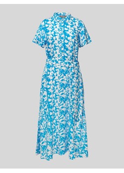 Sukienka koszulowa z wiskozy z wiązanym paskiem ze sklepu Peek&Cloppenburg  w kategorii Sukienki - zdjęcie 172404952