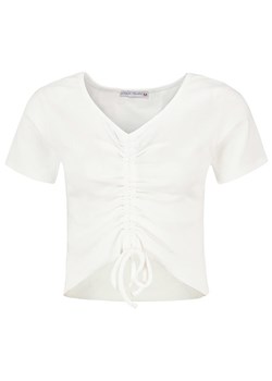Stitch &amp; Soul Koszulka w kolorze białym ze sklepu Limango Polska w kategorii Bluzki damskie - zdjęcie 172405091