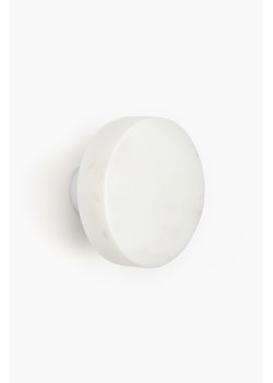 H & M - Marmurowy haczyk - Biały ze sklepu H&M w kategorii Dom - zdjęcie 172405260