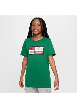 T-shirt piłkarski dla dużych dzieci Nike Portugalia - Zieleń ze sklepu Nike poland w kategorii Bluzki dziewczęce - zdjęcie 172407220