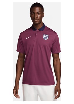 Męska koszulka piłkarska polo Nike Dri-FIT Anglia Victory - Czerwony ze sklepu Nike poland w kategorii T-shirty męskie - zdjęcie 172407264
