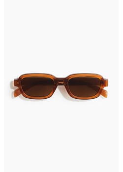H & M - Owalne okulary przeciwsłoneczne - Beżowy ze sklepu H&M w kategorii Okulary przeciwsłoneczne męskie - zdjęcie 172407742