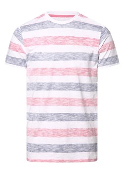 GRAAF Koszulka męska Mężczyźni Bawełna malinowy w paski ze sklepu vangraaf w kategorii T-shirty męskie - zdjęcie 172409724