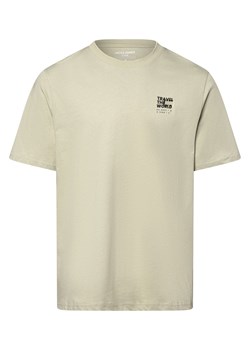 Jack & Jones Koszulka męska - JCOPrjct Mężczyźni Bawełna seledynowy nadruk ze sklepu vangraaf w kategorii T-shirty męskie - zdjęcie 172409730