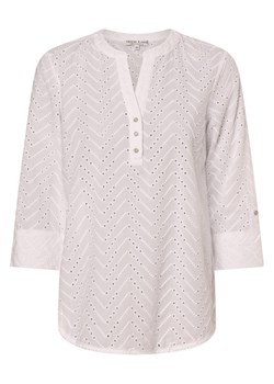Marie Lund Bluzka damska Kobiety Bawełna biały wypukły wzór tkaniny ze sklepu vangraaf w kategorii Bluzki damskie - zdjęcie 172410151
