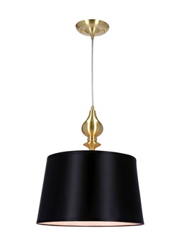 Wisząca lampa z czarnym abażurem - T029 - Tokis ze sklepu Edinos.pl w kategorii Lampy wiszące - zdjęcie 172411212
