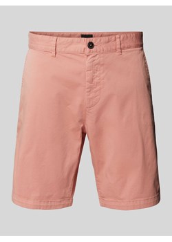 Szorty chinosy o kroju slim fit ze szlufkami na pasek ze sklepu Peek&Cloppenburg  w kategorii Spodnie męskie - zdjęcie 172412152