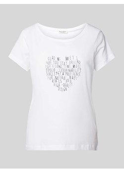 T-shirt z nadrukiem ze sloganem ze sklepu Peek&Cloppenburg  w kategorii Bluzki damskie - zdjęcie 172412211