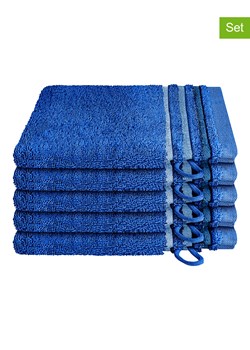 Schiesser Myjki (5 szt.) &quot;Skyline&quot; w kolorze niebieskim ze sklepu Limango Polska w kategorii Ręczniki - zdjęcie 172412403