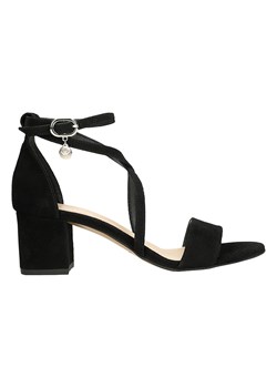 Wojas Skórzane sandały w kolorze czarnym ze sklepu Limango Polska w kategorii Sandały damskie - zdjęcie 172412504