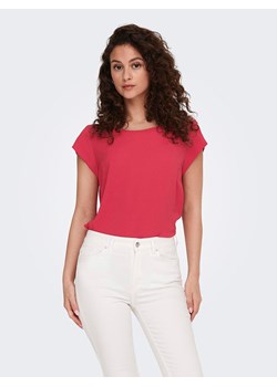 ONLY Koszulka w kolorze czerwonym ze sklepu Limango Polska w kategorii Bluzki damskie - zdjęcie 172412780
