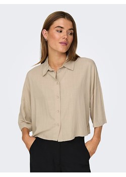 ONLY Koszulka w kolorze beżowym ze sklepu Limango Polska w kategorii Bluzki damskie - zdjęcie 172412874
