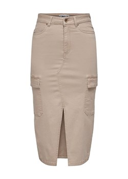 ONLY Spódnica dżinsowa w kolorze beżowym ze sklepu Limango Polska w kategorii Sukienki - zdjęcie 172413134