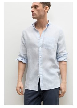 Ecoalf Lniana koszula - Slim fit - w kolorze błękitnym ze sklepu Limango Polska w kategorii Koszule męskie - zdjęcie 172413410