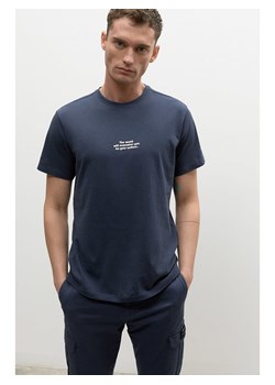 Ecoalf Koszulka w kolorze granatowym ze sklepu Limango Polska w kategorii T-shirty męskie - zdjęcie 172413473