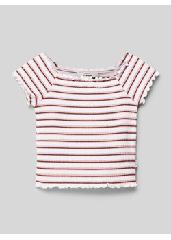T-shirt w paski ze sklepu Peek&Cloppenburg  w kategorii Bluzki dziewczęce - zdjęcie 172416840