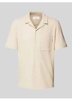 Koszula casualowa z fakturowanym wzorem ze sklepu Peek&Cloppenburg  w kategorii Koszule męskie - zdjęcie 172417050
