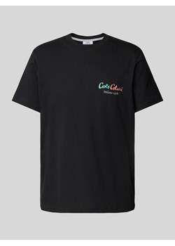 T-shirt z nadrukiem z logo ze sklepu Peek&Cloppenburg  w kategorii T-shirty męskie - zdjęcie 172417091