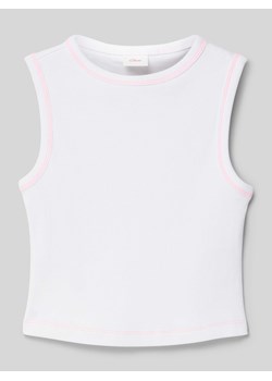Top z paskami w kontrastowym kolorze ze sklepu Peek&Cloppenburg  w kategorii Bluzki dziewczęce - zdjęcie 172417152