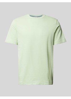 T-shirt z fakturowanym wzorem ze sklepu Peek&Cloppenburg  w kategorii T-shirty męskie - zdjęcie 172417153