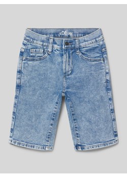 Szorty jeansowe o kroju regular fit z 5 kieszeniami ze sklepu Peek&Cloppenburg  w kategorii Spodenki chłopięce - zdjęcie 172417224