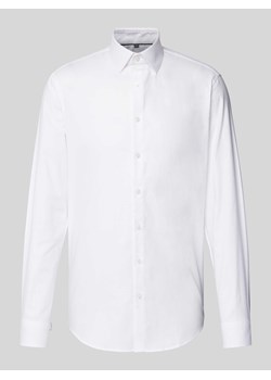 Koszula biznesowa o kroju slim fit z kołnierzykiem typu kent ze sklepu Peek&Cloppenburg  w kategorii Koszule męskie - zdjęcie 172417254