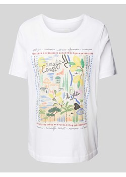 T-shirt z nadrukowanym motywem ze sklepu Peek&Cloppenburg  w kategorii Bluzki damskie - zdjęcie 172417310