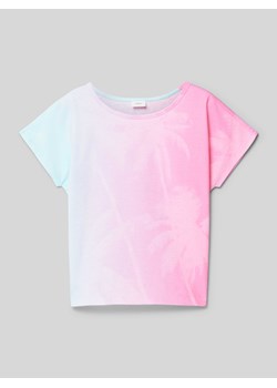 T-shirt z wzorem na całej powierzchni ze sklepu Peek&Cloppenburg  w kategorii Bluzki dziewczęce - zdjęcie 172417453
