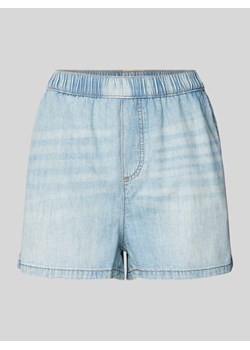 Szorty jeansowe o kroju regular fit z elastycznym pasem ze sklepu Peek&Cloppenburg  w kategorii Szorty - zdjęcie 172417480