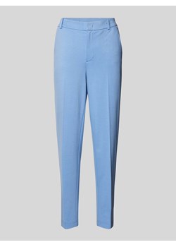 Spodnie materiałowe o kroju tapered fit z kantami ze sklepu Peek&Cloppenburg  w kategorii Spodnie damskie - zdjęcie 172417491