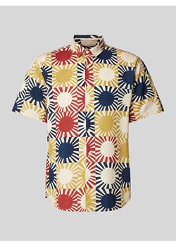 Koszula casualowa z wzorem na całej powierzchni ze sklepu Peek&Cloppenburg  w kategorii Koszule męskie - zdjęcie 172417561
