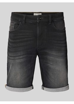 Szorty jeansowe o kroju slim fit z 5 kieszeniami ze sklepu Peek&Cloppenburg  w kategorii Spodenki męskie - zdjęcie 172417690