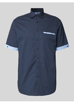 Koszula casualowa o kroju regular fit ze wzorem na całej powierzchni ze sklepu Peek&Cloppenburg  w kategorii Koszule męskie - zdjęcie 172417700