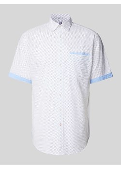 Koszula casualowa o kroju regular fit ze wzorem na całej powierzchni ze sklepu Peek&Cloppenburg  w kategorii Koszule męskie - zdjęcie 172417730