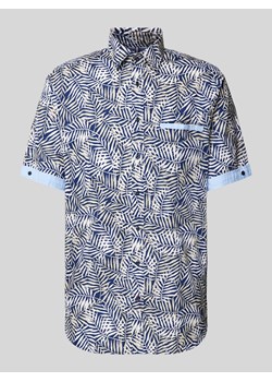 Koszula casualowa o kroju regular fit z nadrukiem na całej powierzchni ze sklepu Peek&Cloppenburg  w kategorii Koszule męskie - zdjęcie 172417870