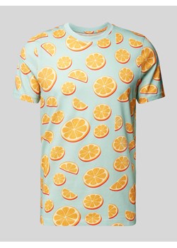 T-shirt we wzory na całej powierzchni ze sklepu Peek&Cloppenburg  w kategorii T-shirty męskie - zdjęcie 172417933