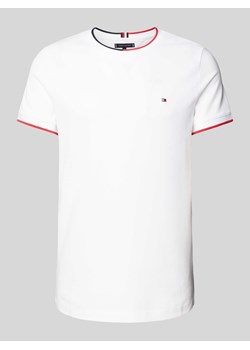 T-shirt z paskami w kontrastowym kolorze ze sklepu Peek&Cloppenburg  w kategorii T-shirty męskie - zdjęcie 172417951