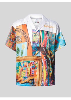 Koszula casualowa o kroju oversize fit z nadrukiem z logo i motywem ze sklepu Peek&Cloppenburg  w kategorii Koszule męskie - zdjęcie 172417952